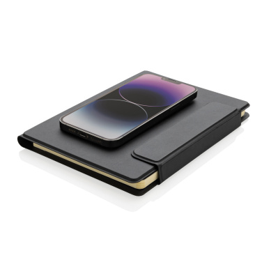 Logo trade promotional merchandise photo of: Stuart RCS certified RPU magnetic A5 portfolio