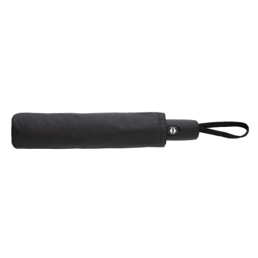 Logo trade promotional merchandise picture of: Swiss Peak Vito Aware™ RPET 21 inch auto open/close umbrella