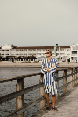 Logotrade promotional merchandise image of: VINGA Ornos GRS hammam robe S/M