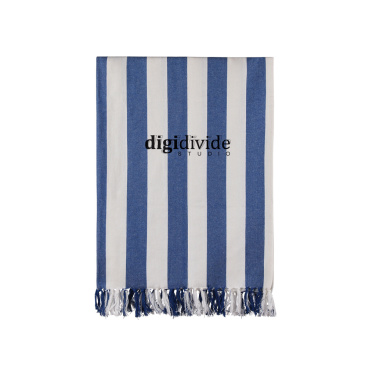 Logo trade advertising product photo of: VINGA Ornos GRS recycled cotton hammam towel