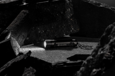 Logotrade advertising product picture of: Gear X rechargeable ultra bright keychain torch