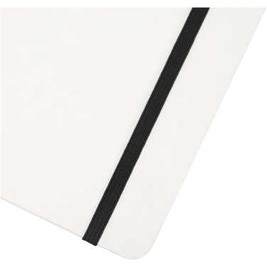 Logotrade promotional merchandise image of: Holm A5 stone paper hard cover notebook with lined pages