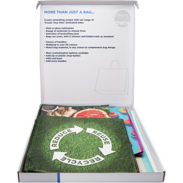 Logo trade corporate gift photo of: Laminated totes sample box