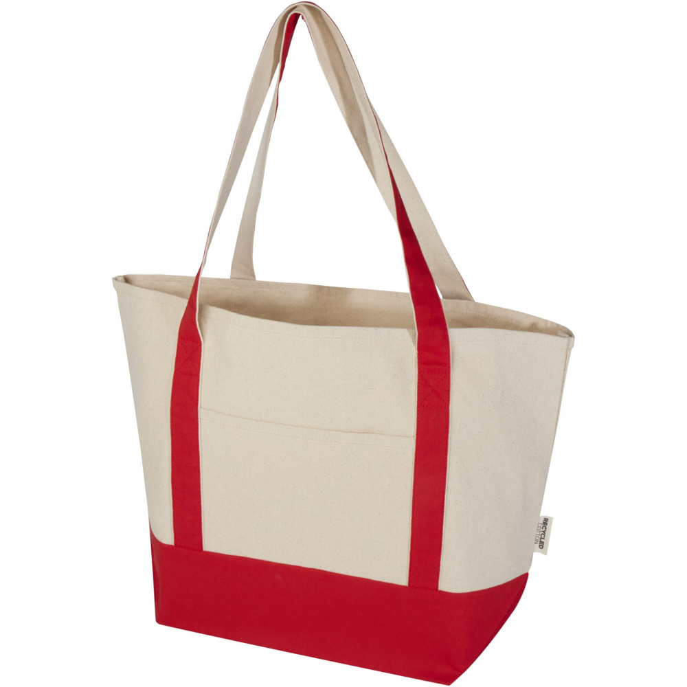 Logo trade corporate gifts picture of: Sam 320 g/m² GRS recycled cotton tote bag