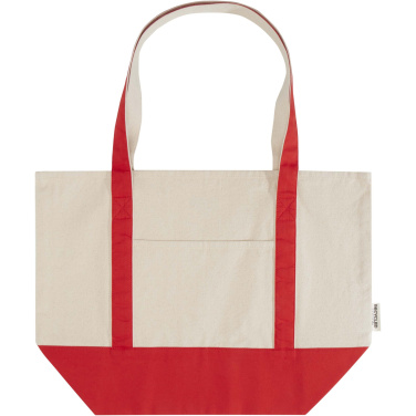 Logo trade corporate gift photo of: Sam 320 g/m² GRS recycled cotton tote bag