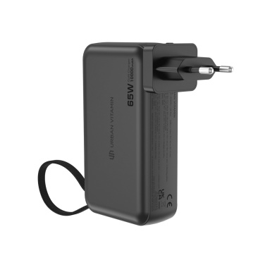 Logo trade advertising products image of: Urban Vitamin Eureka hybrid GANcharger 10000mah powerbank65W