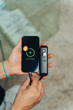 Logo trade promotional giveaways image of: Urban Vitamin Eureka hybrid GANcharger 10000mah powerbank65W