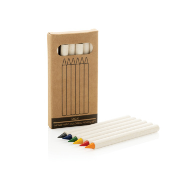 Logotrade corporate gift image of: Micki GRS infinity 6pc colouring pencil set