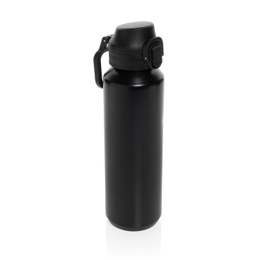 Logotrade business gift image of: Via RCS Re-steel lockable sport bottle 600ML