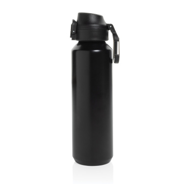 Logo trade promotional merchandise image of: Via RCS Re-steel lockable sport bottle 600ML