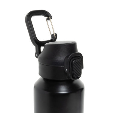 Logotrade promotional merchandise image of: Via RCS Re-steel lockable sport bottle 600ML