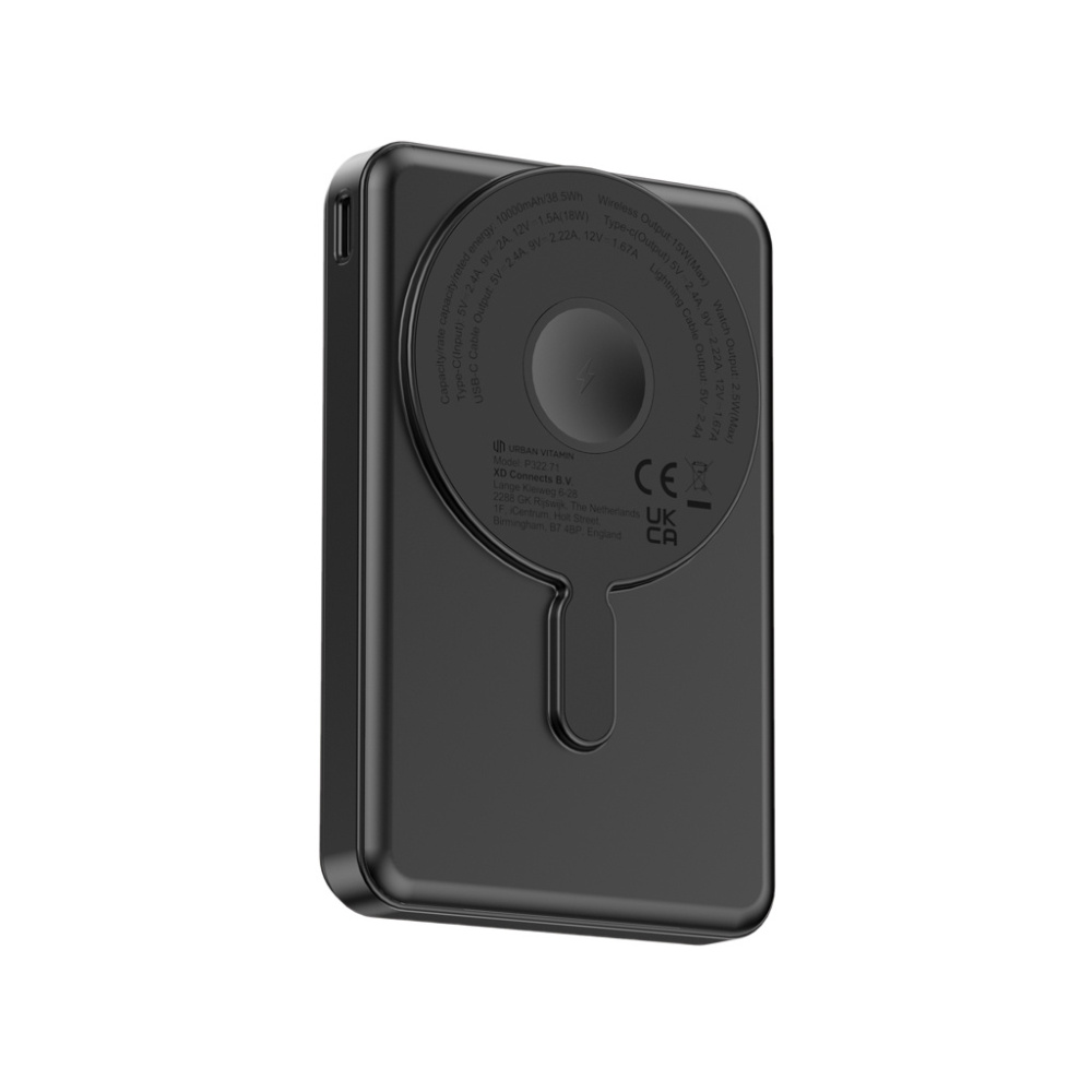 Logotrade promotional item picture of: Urban Vitamin Delano 5in1 10,000mah 20WPD magnetic powerbank