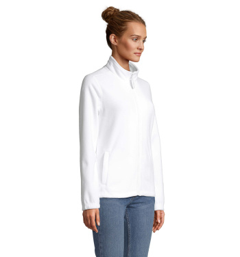 Logo trade promotional merchandise image of: NORTH WOMEN ZIPPED FLEECE