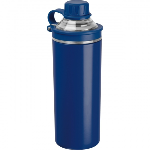 Logo trade advertising products image of: Double-walled stainless steel bottle Monza