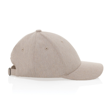 Logotrade advertising product image of: Milo AWARE™ recycled heather 6 panel cap 200gr