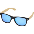 Hue sunglasses with bamboo temples, Blue / Natural