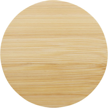 Logo trade promotional gift photo of: Lenora 250 ml glass cup with bamboo lid