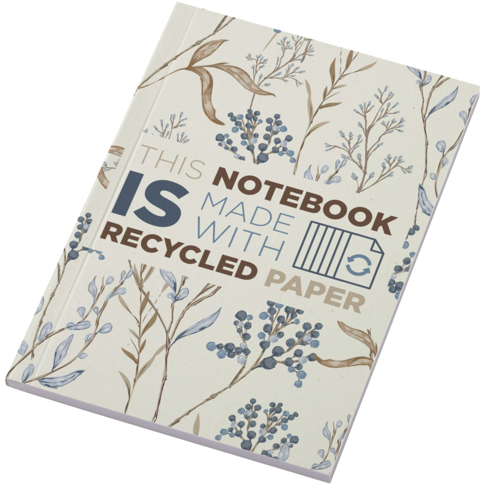 Logotrade promotional merchandise photo of: Novella Austen A6 recycled soft cover notebook - 50 sheets