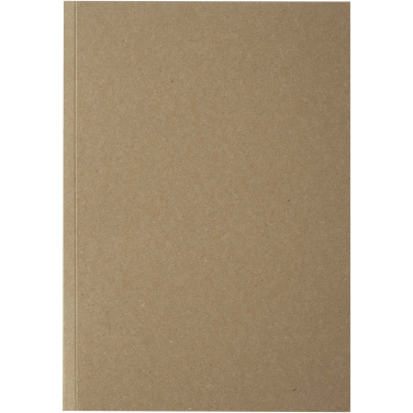 Logo trade promotional giveaway photo of: Novella Austen A5 recycled soft cover kraft notebook - 100 sheets