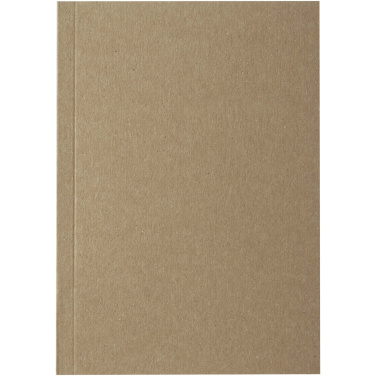 Logotrade promotional item image of: Novella Austen A6 recycled soft cover kraft notebook - 100 sheets