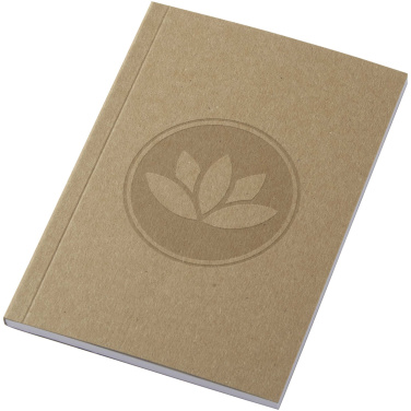 Logotrade promotional product image of: Novella Austen A6 recycled soft cover kraft notebook - 50 sheets
