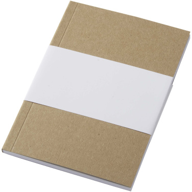Logotrade promotional merchandise photo of: Novella Austen A6 recycled soft cover kraft notebook - 50 sheets
