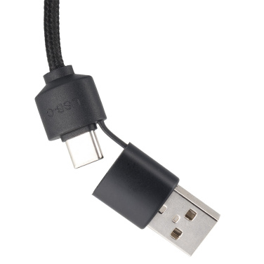 Logotrade advertising product image of: Cable 4in1 with illuminated logo - LH-ZM02