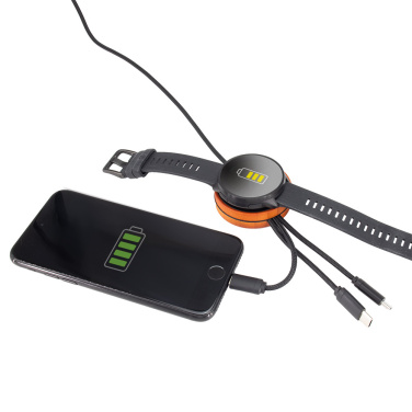 Logotrade promotional gift image of: Big cable 4in1 with illuminated logo - i5w