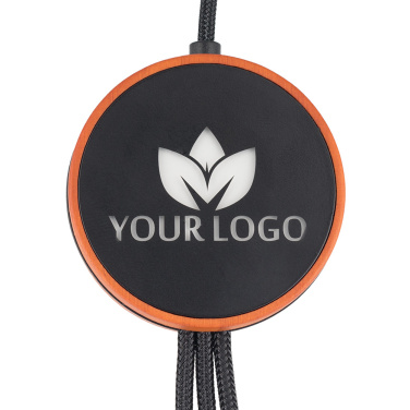 Logo trade promotional merchandise photo of: Big cable 4in1 with illuminated logo - i5w