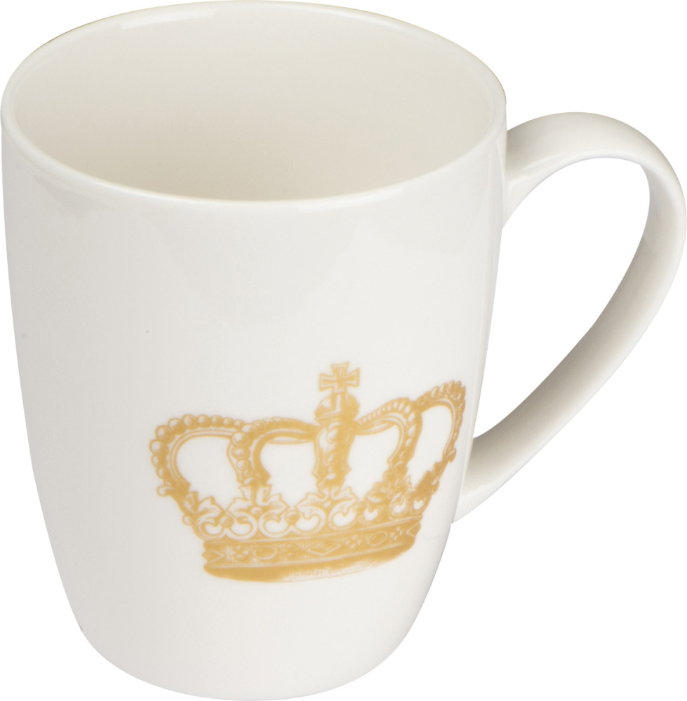 Logo trade promotional items picture of: Mug with crown print 300 ml