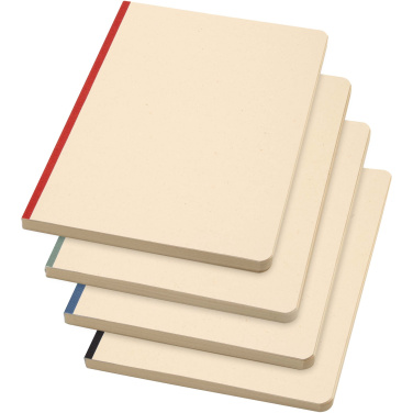 Logo trade promotional gift photo of: Liliana A5 sugarcane and RPET soft cover notebook