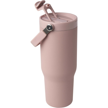 Logotrade promotional products photo of: Bronx 900 ml RCS recycled stainless steel copper vacuum insulated tumbler with dual function lid