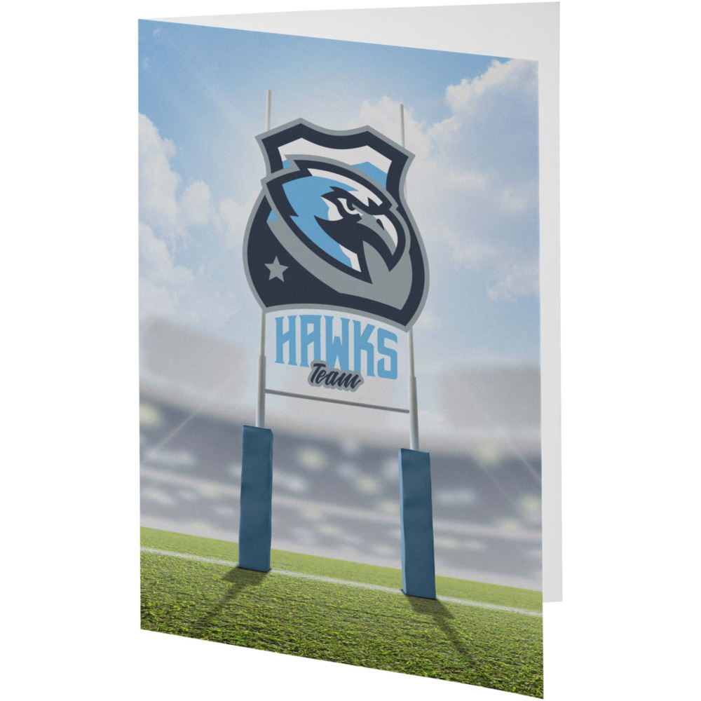 Logo trade business gift photo of: Herald A5 greeting card