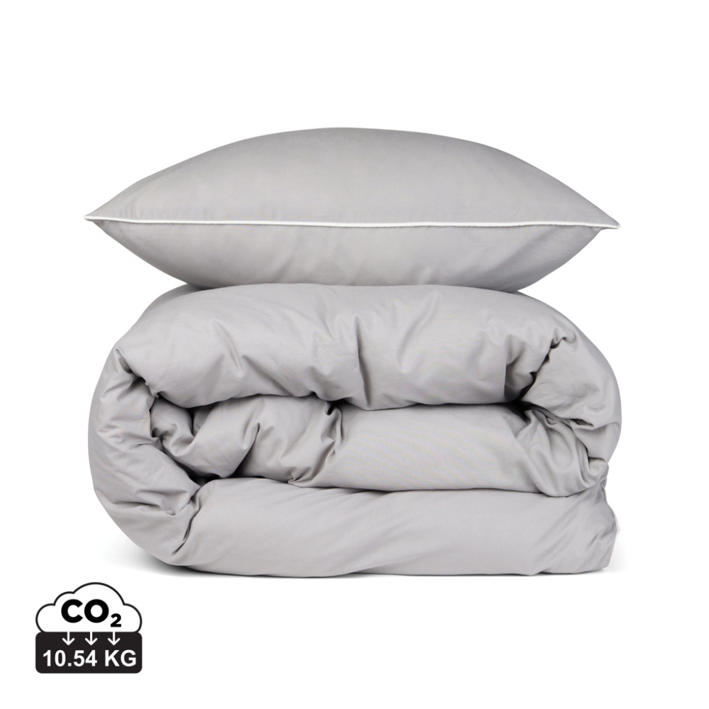 Logotrade promotional item picture of: VINGA Marston OCS organic cotton bed linen, 4 pcs set