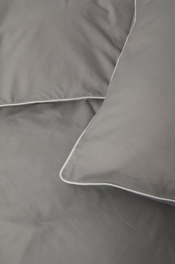 Logo trade promotional giveaways image of: VINGA Marston OCS organic cotton bed linen, 4 pcs set