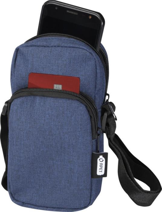 Logotrade promotional giveaways photo of: Ross GRS recycled phone pouch