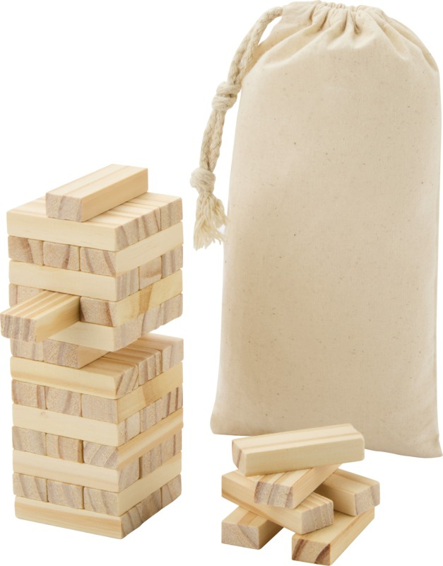 Logotrade promotional products photo of: Jumble wooden toppling tower game