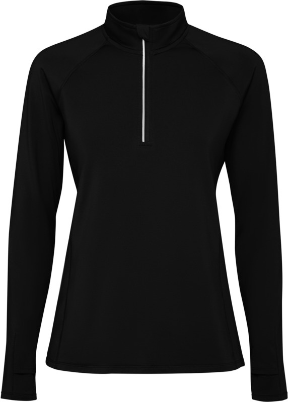 Logotrade promotional gift image of: Estambul long sleeve women's half zip sweatshirt