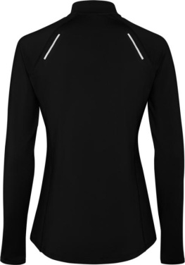 Logo trade promotional giveaways image of: Estambul long sleeve women's half zip sweatshirt