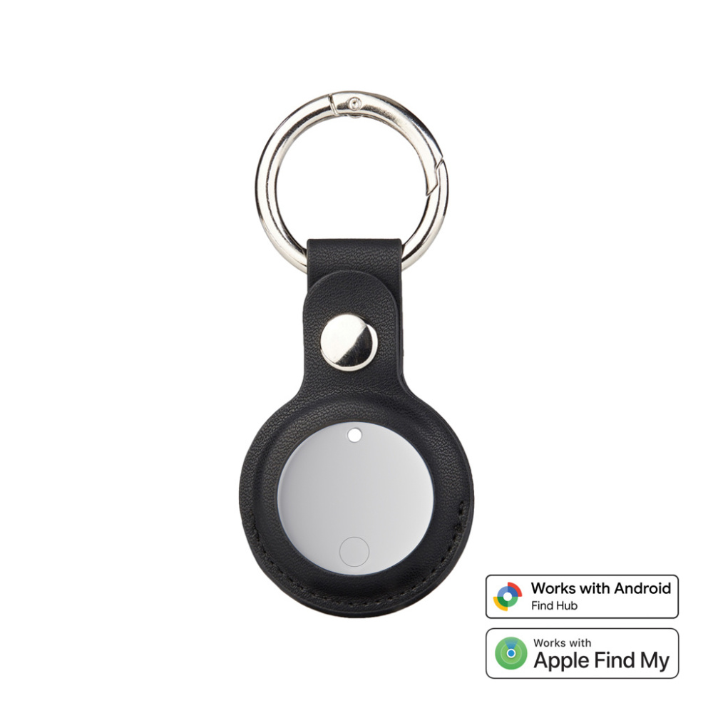 Logo trade promotional merchandise picture of: Findmate Dual RCS recycled plastic item finder IPX 5