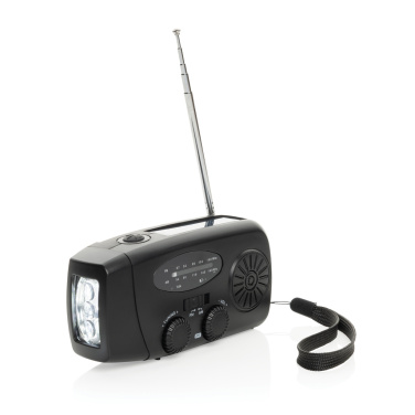 Logotrade promotional gift picture of: RescueWave RCS recycled plastic emergency radio