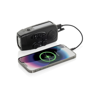 Logotrade promotional merchandise photo of: RescueWave RCS recycled plastic emergency radio