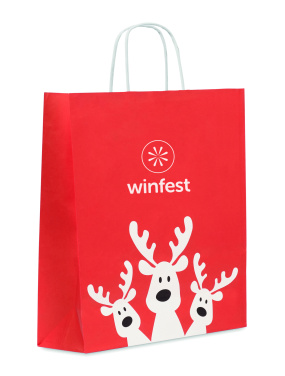 Logo trade advertising products picture of: Gift paper bag large