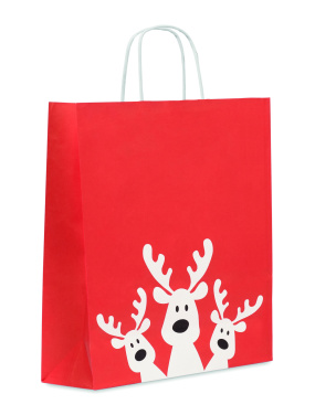 Logo trade promotional giveaways image of: Gift paper bag large