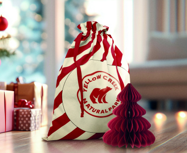 Logotrade promotional item image of: Large Santa cotton bag