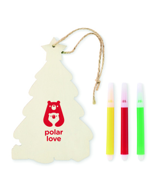 Logo trade promotional merchandise image of: Christmas tree ornament