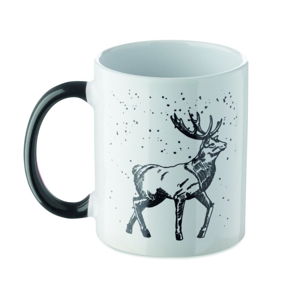 Logo trade corporate gifts picture of: Seasonal ceramic mug 300ml