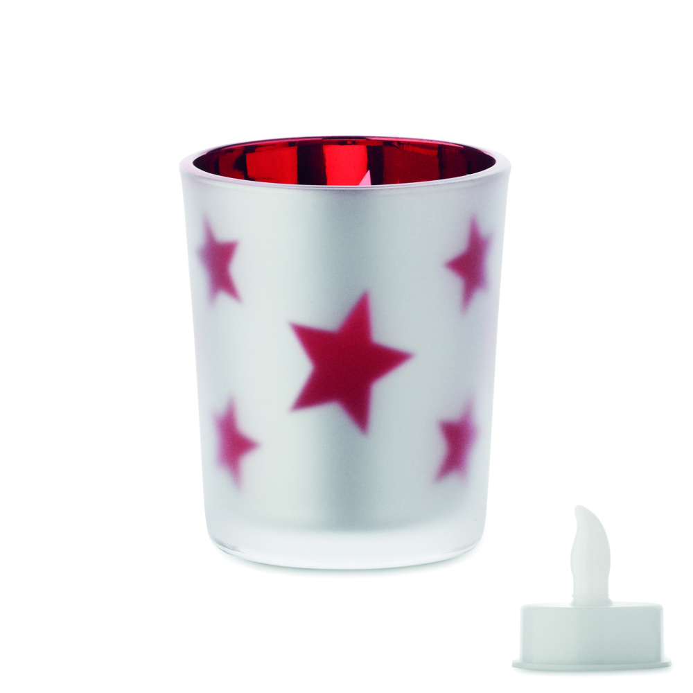 Logo trade promotional giveaways picture of: LED tea light candle