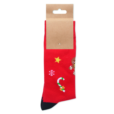 Logotrade promotional merchandise image of: Pair of Christmas socks L