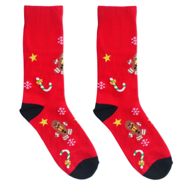 Logotrade promotional item image of: Pair of Christmas socks L